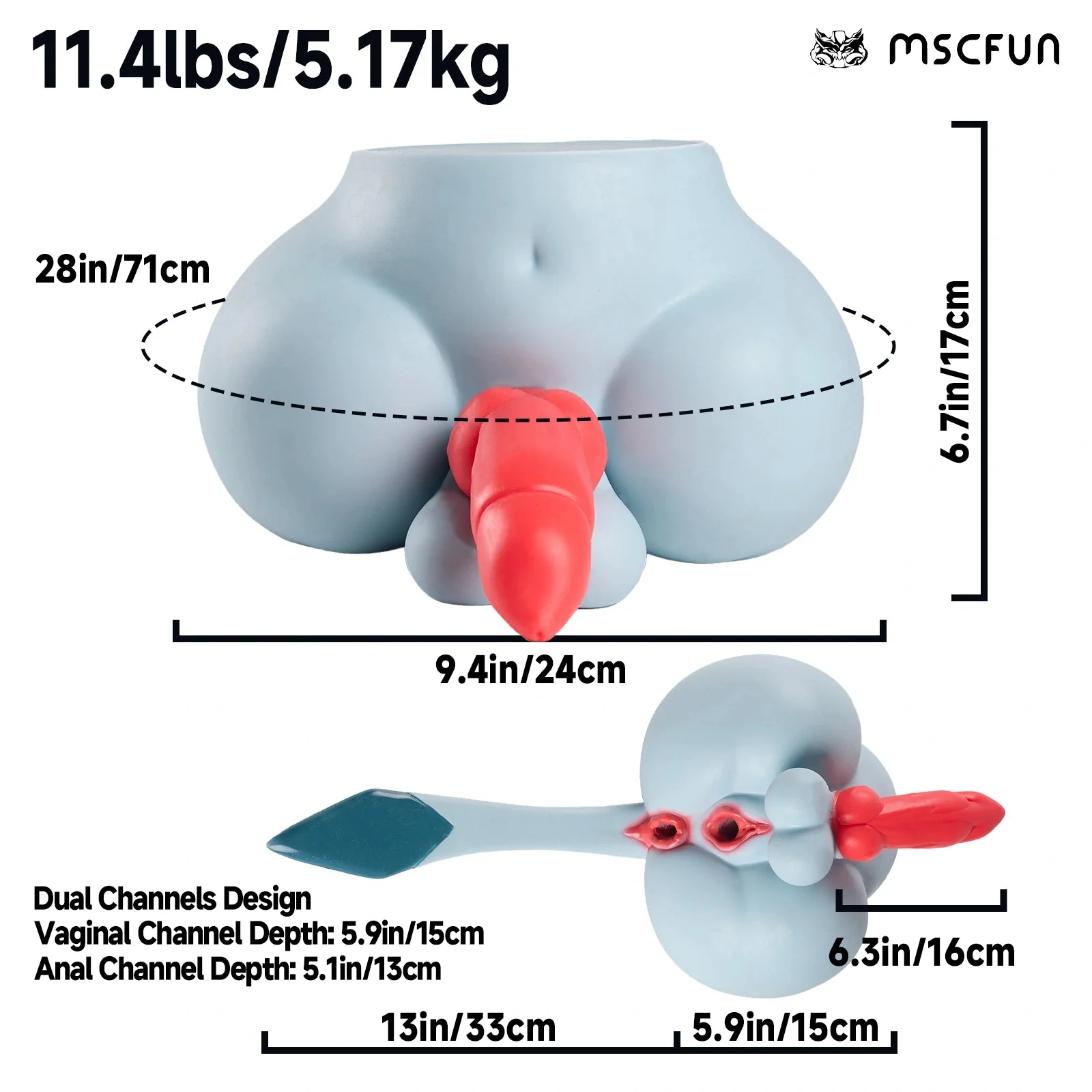T61 Sex Doll_Doll Measurements